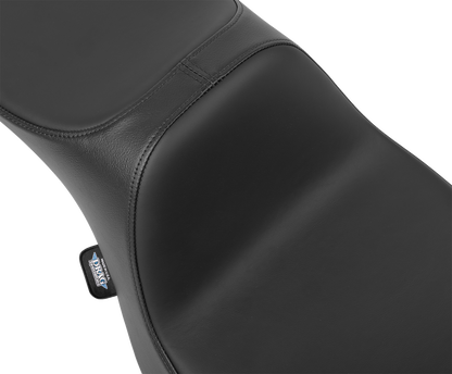 DRAG SPECIALTIES SEATS Extended Reach Predator III Seat - Vinyl/Solar Reflective Leather - Slipstop - FLH/FLT '23-'24 4705E