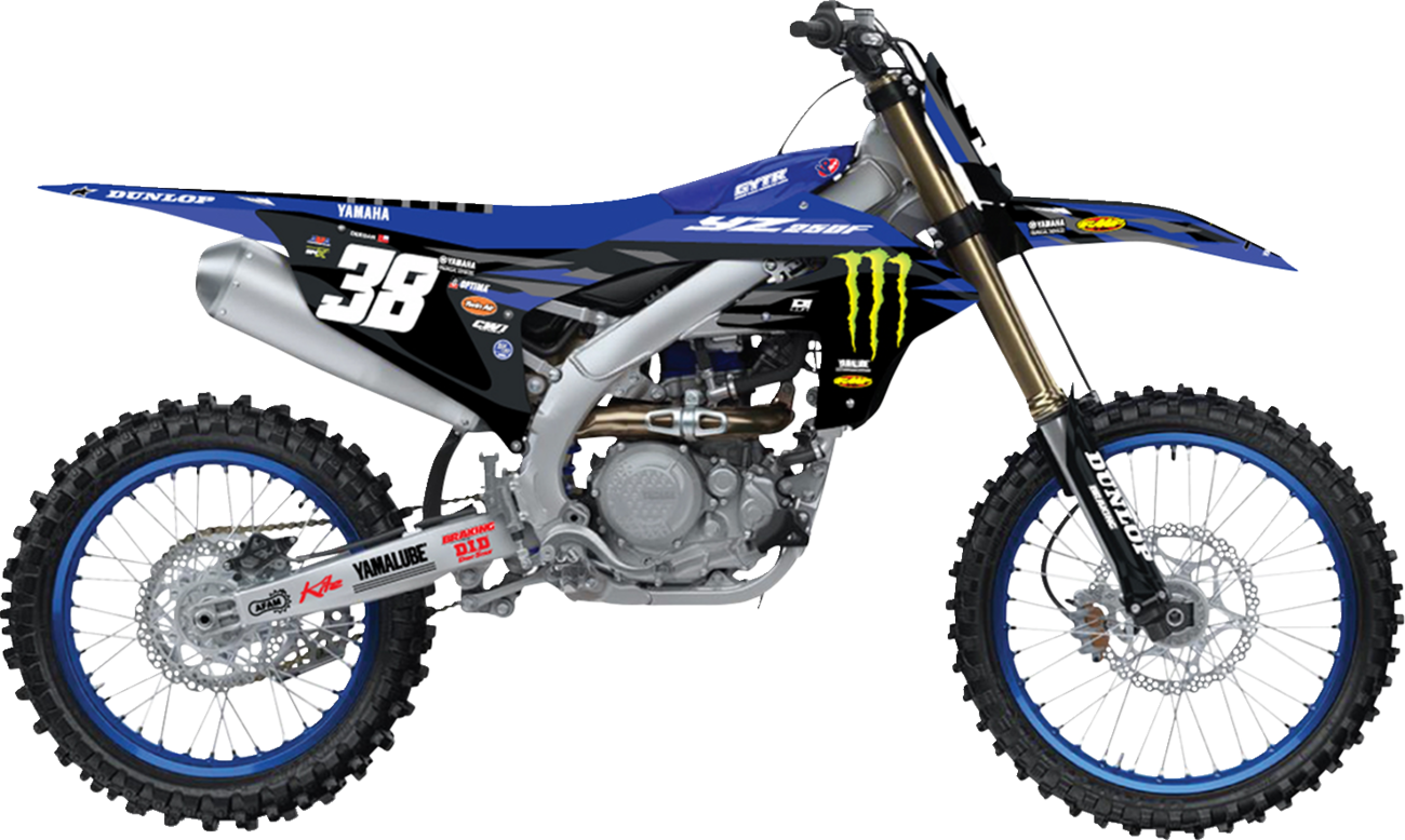 D'COR VISUALS Graphic Kit - '25 Monster Energy - YZ 250 F '19-'23 20-50-425