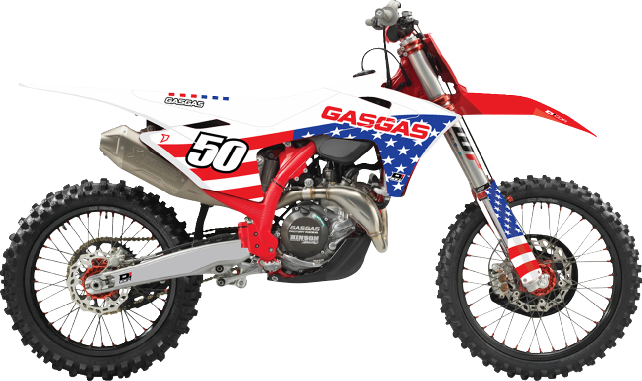 D'COR VISUALS Graphic Kit - USA Gas Gas - MC 125-450F 20-65-150