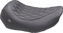 MUSTANG Wide Tripper™ Seat - Solo - Black Stitching - FLT/FLH '23-'25 89503