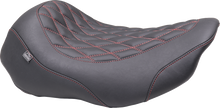 MUSTANG Wide Tripper™ Seat - Solo - Dark Cherry Stitching - FLT/FLH '23-'25 88503DC