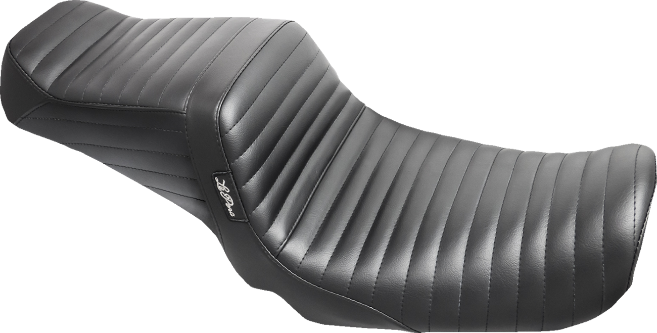 LE PERA Tailwhip Seat - Pleated - Black - FXD '04-'05 LF-581PT