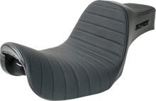 SLYFOX High Noon Seat - Vinyl - Classic Stitch - Black Logo - Dyna '06-'17 4694A-slyfox