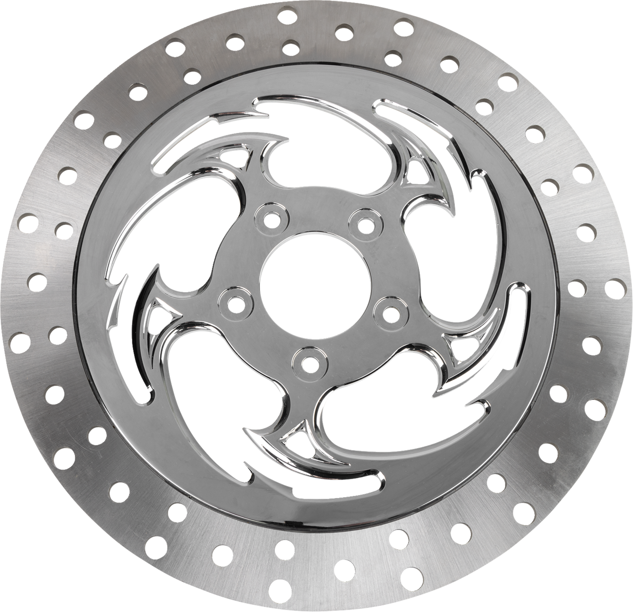 RC COMPONENTS Floating Brake Rotor - Front Right - Savage - 320 mm - Chrome ZSSCOG320A-85C-RF2K