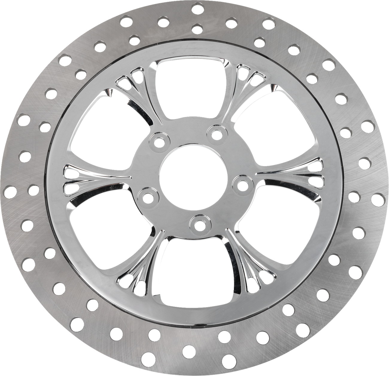 RC COMPONENTS Floating Brake Rotor - Front Left - Majestic - 320 mm - Chrome ZSSCOG320A-102C-LF2K