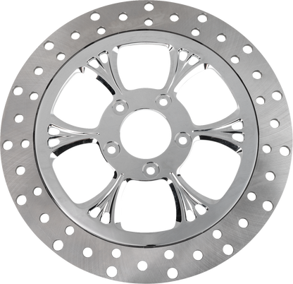 RC COMPONENTS Floating Brake Rotor - Front Left - Majestic - 320 mm - Chrome ZSSCOG320A-102C-LF2K
