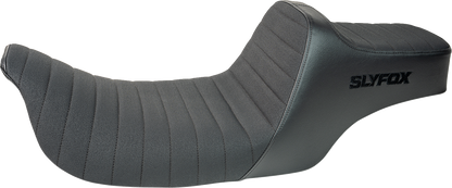 SLYFOX High Noon Seat - Vinyl - Classic Stitch - Black Logo - FL '97-'07 4702A-SlyFox