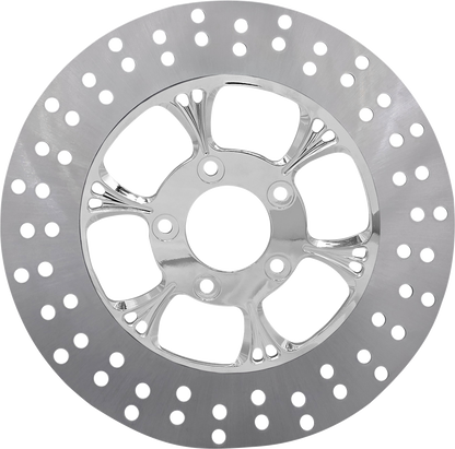 RC COMPONENTS Floating Brake Rotor - Front Left - Majestic - 320 mm - Chrome ZSSCOG320A-102C-LF2K