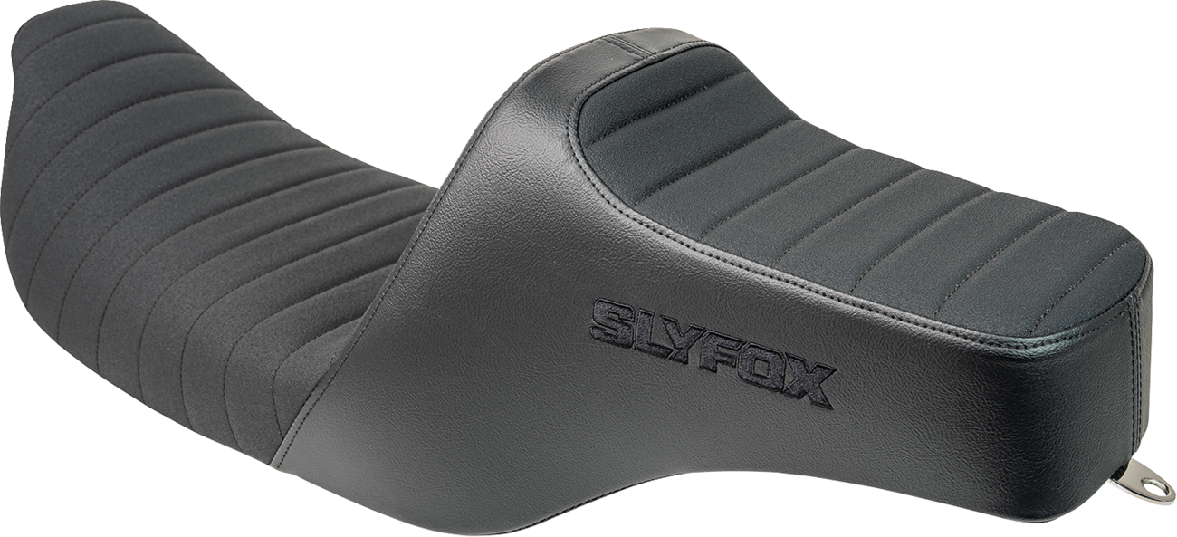 SLYFOX High Noon Seat - Vinyl - Classic Stitch - Black Logo - FL '97-'07 4702A-SlyFox