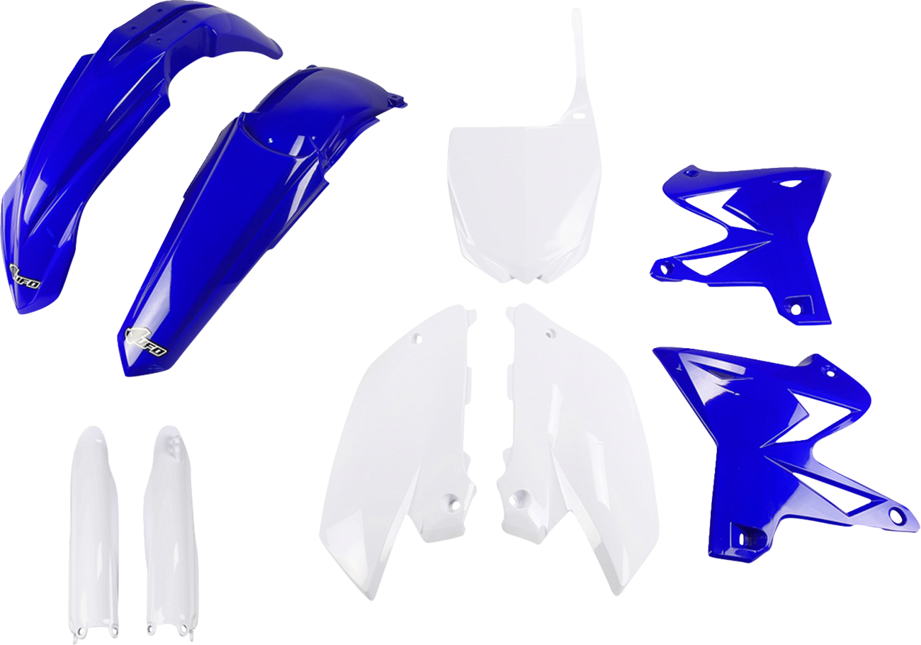 UFO Restyle Body Kit - OEM Blue/White - Yamaha - YZ '08-'14 YAKIT312F@999
