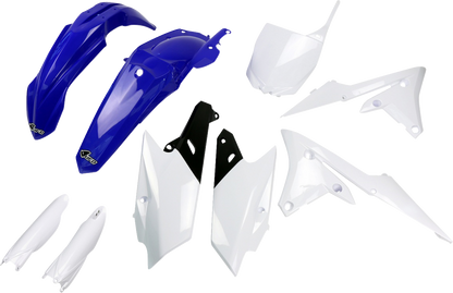 UFO Body Kit - OEM Blue/White - Yamaha - YZ '14-'18 YAKIT318F@999