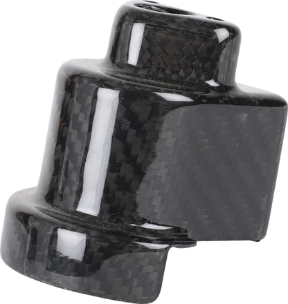 THRASHIN SUPPLY CO. Cover Steering Lock - Gloss Weave Carbon Fiber TSC-3033-0