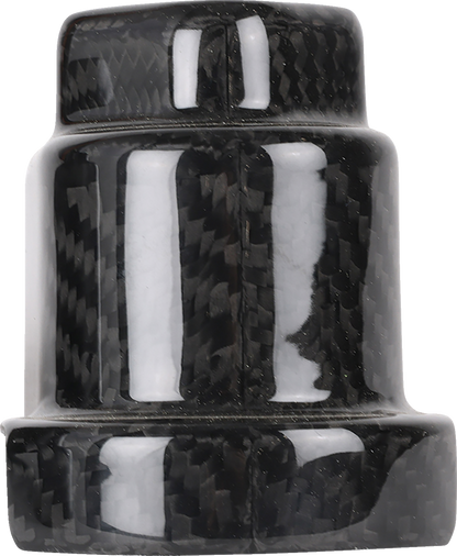 THRASHIN SUPPLY CO. Cover Steering Lock - Gloss Weave Carbon Fiber TSC-3033-0