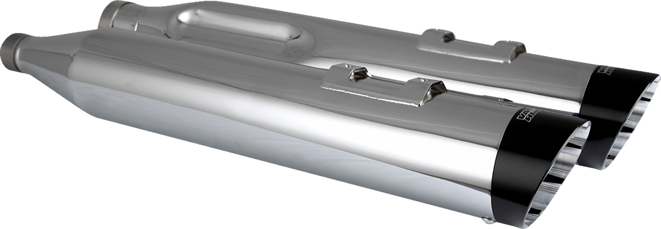 VANCE & HINES Razorback 450 Slip-On Mufflers - Chrome - M8 Bagger 17960