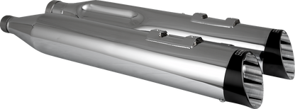 VANCE & HINES Razorback 450 Slip-On Mufflers - Chrome - M8 Bagger 17960