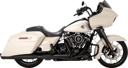 VANCE & HINES Razorback 450 Slip-On Mufflers - Black - M8 Bagger 47960