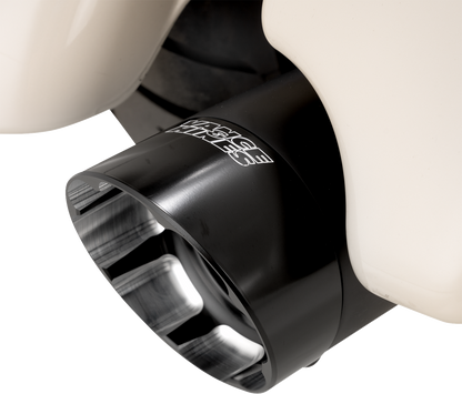VANCE & HINES Razorback 450 Slip-On Mufflers - Black - M8 Bagger 47960