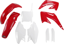 UFO Body Kit - OEM Red/White - Honda - CR '04 HOKIT102F@999