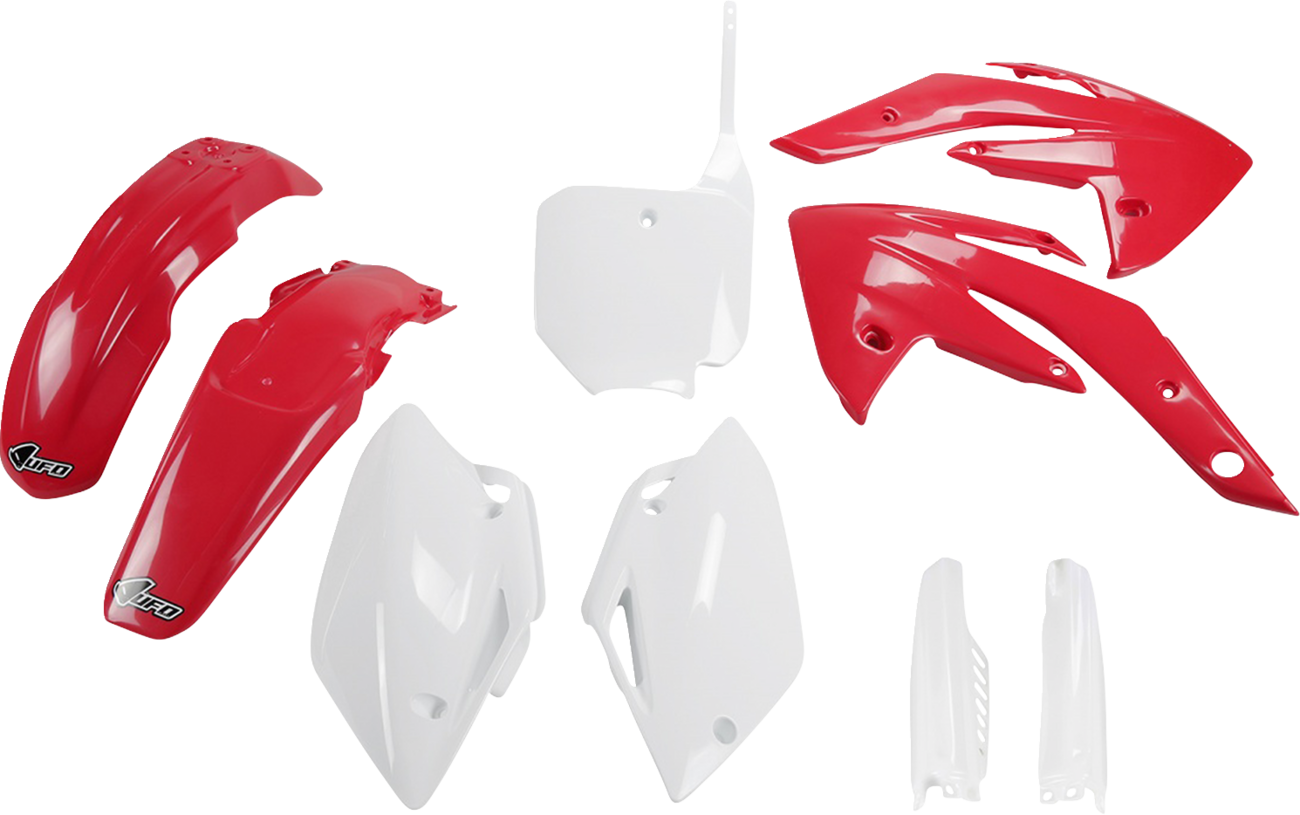 UFO Body Kit - OEM Red/White - Honda - CRF '07-'25 HOKIT111F@999