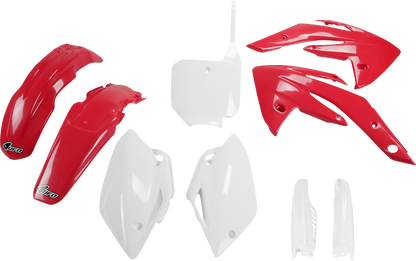UFO Body Kit - OEM Red/White - Honda - CRF '07-'25 HOKIT111F@999