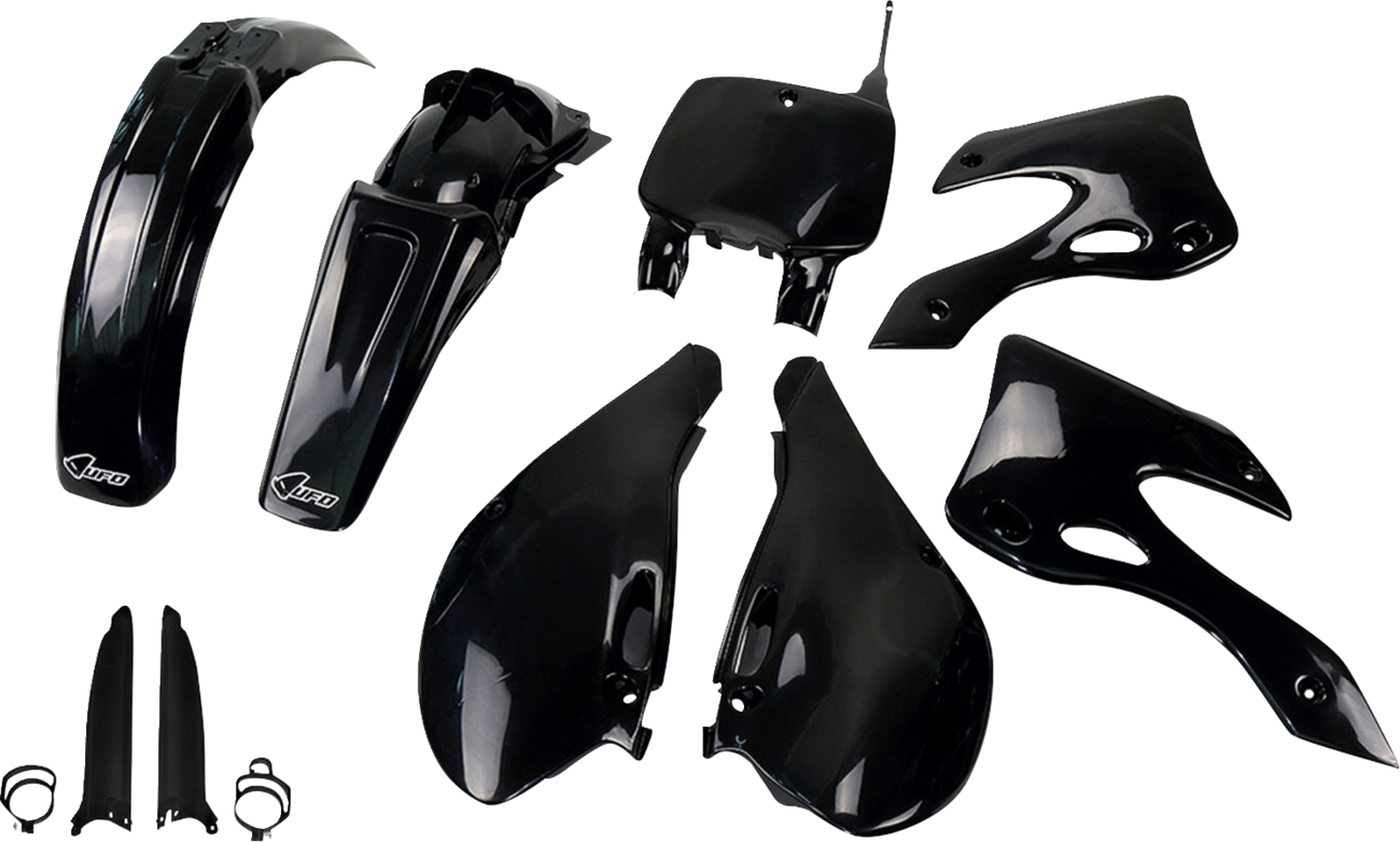UFO Body Kit - Black - Kawasaki - KX '99-'02 KAKIT200F@001