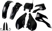 UFO Body Kit - Black - Kawasaki - KX '99-'02 KAKIT200F@001