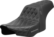 SADDLEMEN Pro Series SDC Performance Seat - Gray Stitching - w/o Backrest - FLT/FLH '23-'24 SC82307D2