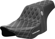 SADDLEMEN Pro Series SDC Performance Seat - White Stitching - w/o Backrest - FLT/FLH '23-'24 SC82307D6