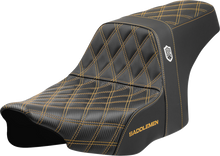 SADDLEMEN Pro Series SDC Performance Seat - Gold Stitching - w/o Backrest - FLT/FLH '23-'24 SC82307D7