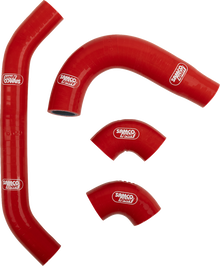 MOOSE OFFROAD OEM Fit Radiator Hose Kit - Red - Gas Gas/Husqvarna/KTM KTM-132-RD