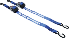 MOOSE OFFROAD Retractable Ratcheting Straps - 2" x 10' - Blue 3920-0539