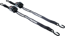 MOOSE OFFROAD Retractable Ratcheting Straps - 2" x 10' - Black 3920-0537