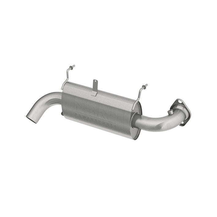 Single Slip On System W/ Oval Sport Muffler Chrome