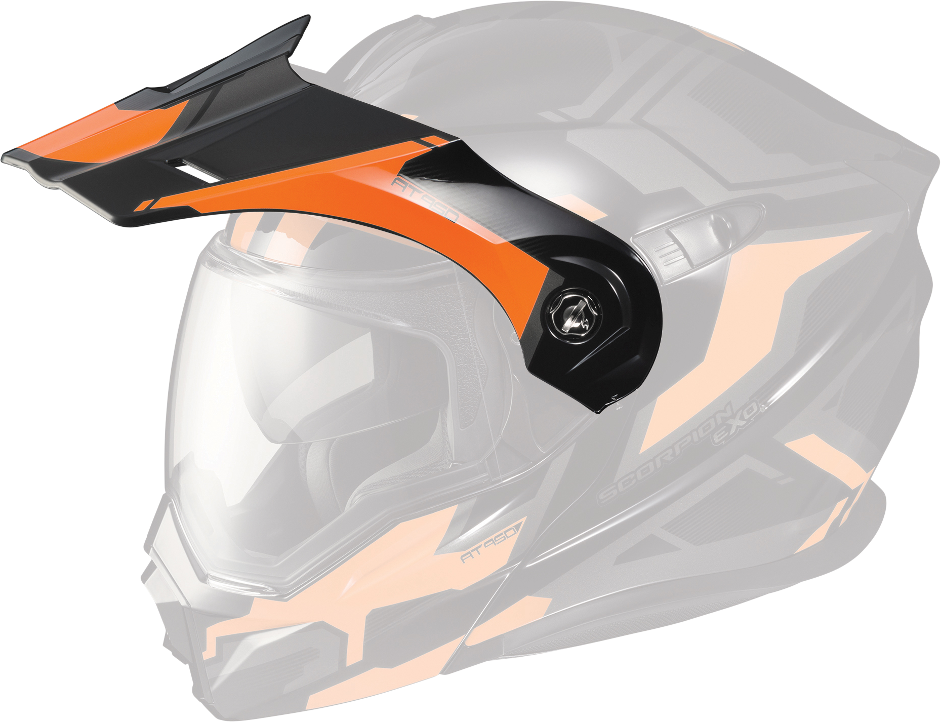 Exo At950 Helmet Peak Visor Ellwood Orange