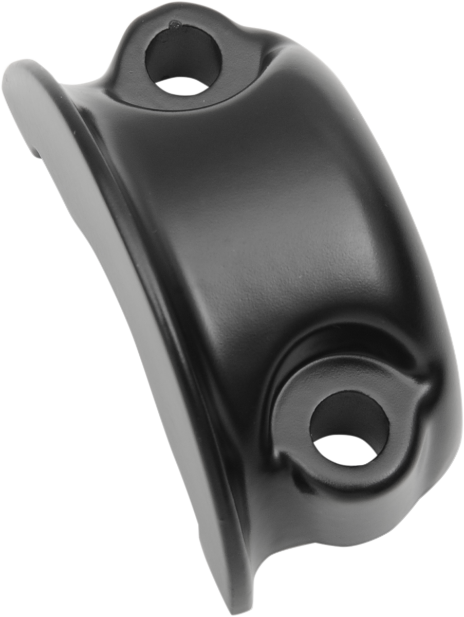 DRAG SPECIALTIES Brake/Clutch Control Clamp Half - Black H07-0780MB-4