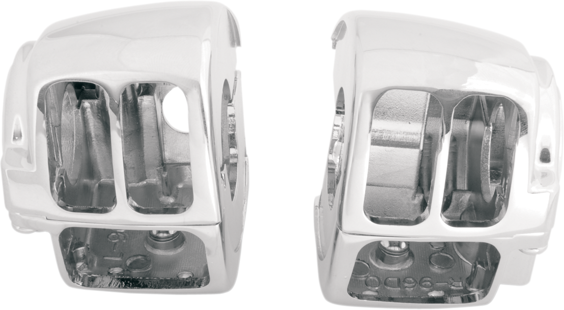 DRAG SPECIALTIES Handlebar Switch Housing Kit - Standard - Chrome H07-0784