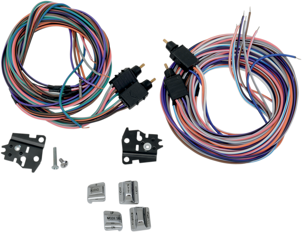 DRAG SPECIALTIES Handlebar Switch Kit - Radio/Cruise - Chrome H18-0337C/60
