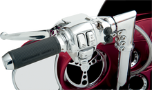 DRAG SPECIALTIES Switch Cap Kit - Audio/Cruise - Chrome H18-033700-C
