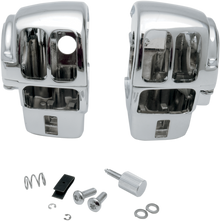DRAG SPECIALTIES Handlebar Switch Housing Kit - Radio - Chrome 07-0530AB