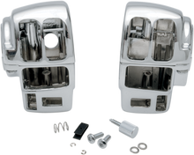 DRAG SPECIALTIES Handlebar Switch Housing Kit - Radio/Cruise - Chrome 07-0531AB
