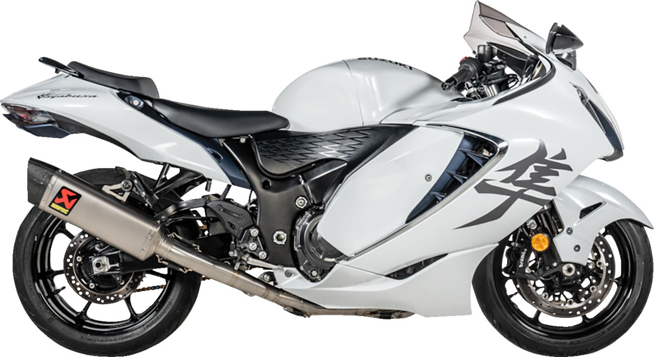 AKRAPOVIC Racing Line Exhaust System - Titanium - Suzuki Hayabusa S-S13R4-APLT