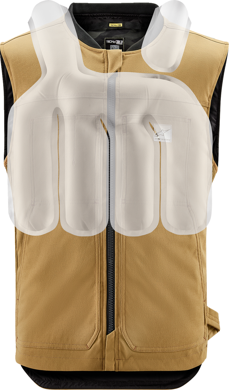 ALPINESTARS TECH-AIR Tech-Air® 3 v2 Canvas Vest - Tan - XS 6505125-86-XS