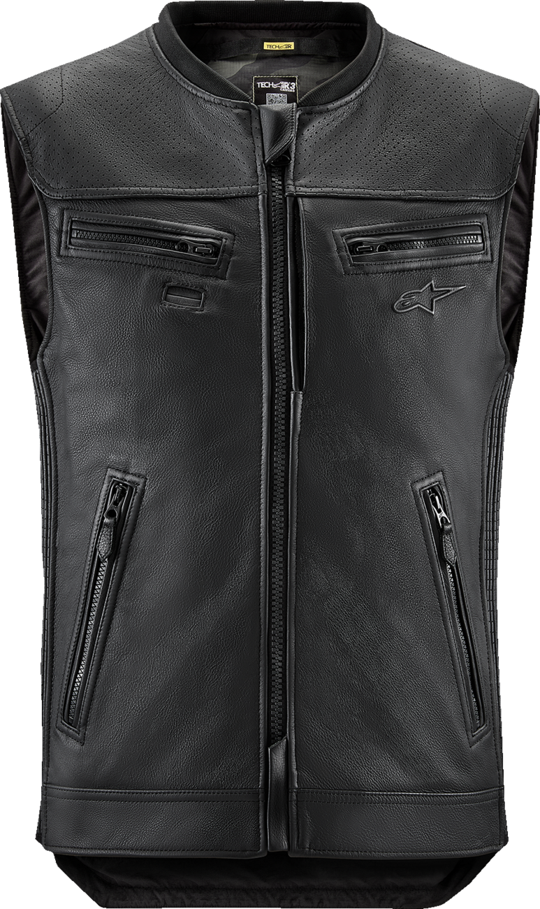 ALPINESTARS TECH-AIR Tech-Air® 3 v2 Leather Vest - Black - Medium 6505225-10-M