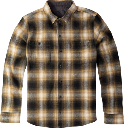 AMERICAN BIKER American Biker Mr Piston Flannel Shirt - Brown - Small ABBPISTON01ST61BRSR