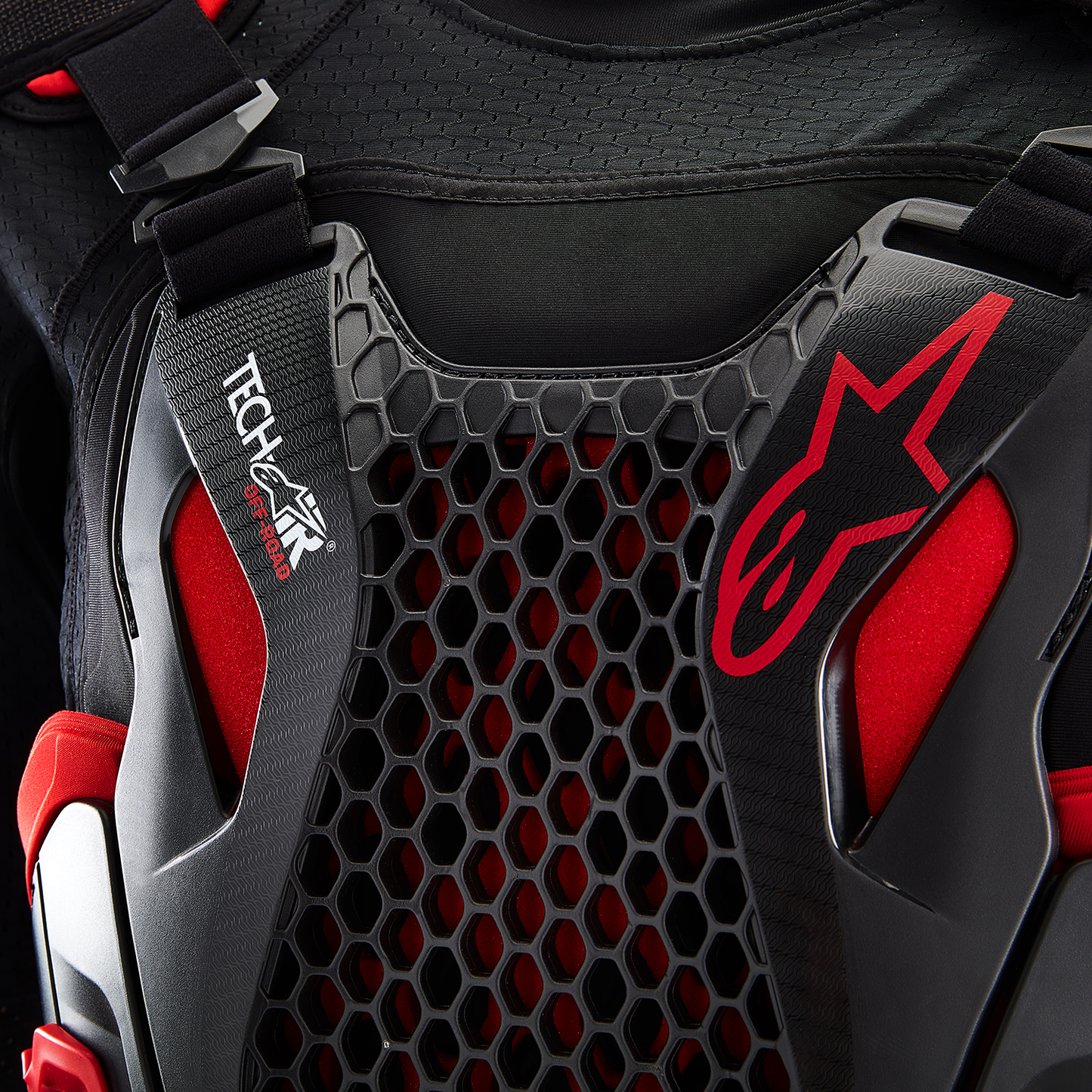 ALPINESTARS TECH-AIR Tech-Air® v2 Off-Road System - Black/Red - Small 6507123-13F-S