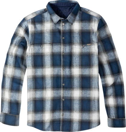 AMERICAN BIKER American Biker Mr Piston Flannel Shirt - Blue - 4XL ABBPISTON02ST61BL4R