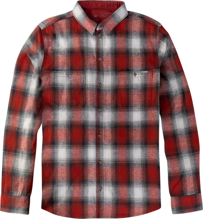 AMERICAN BIKER American Biker Mr Piston Flannel Shirt - Red - Small ABBPISTON27ST61RDSR