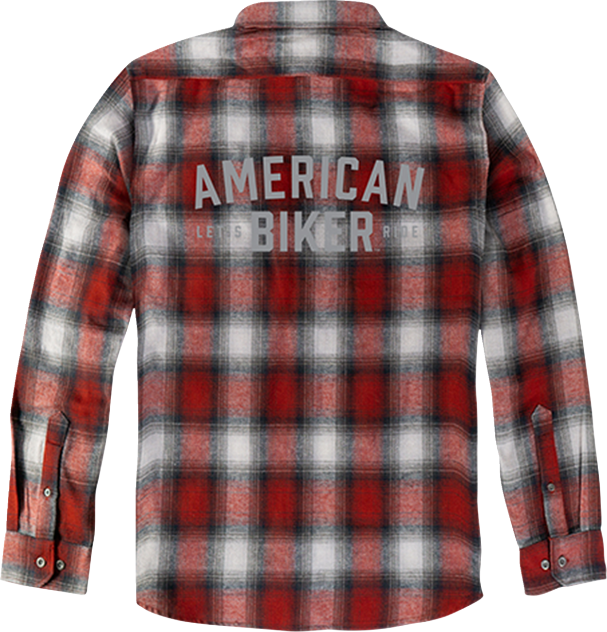 AMERICAN BIKER American Biker Mr Piston Flannel Shirt - Red - Medium ABBPISTON27ST61RDMR