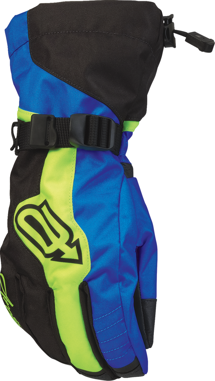 ARCTIVA Women's Pivot 8 Gloves - Blue/Hi-Vis - Medium 3341-0461