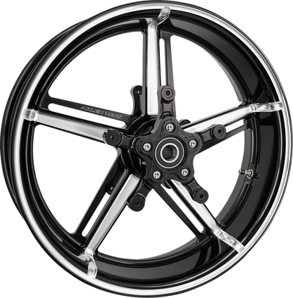 ARLEN NESS Wheel with Hub/Adapter - Factory 24 - Front - Black/Contrast Cut - 18x5.5 91-652